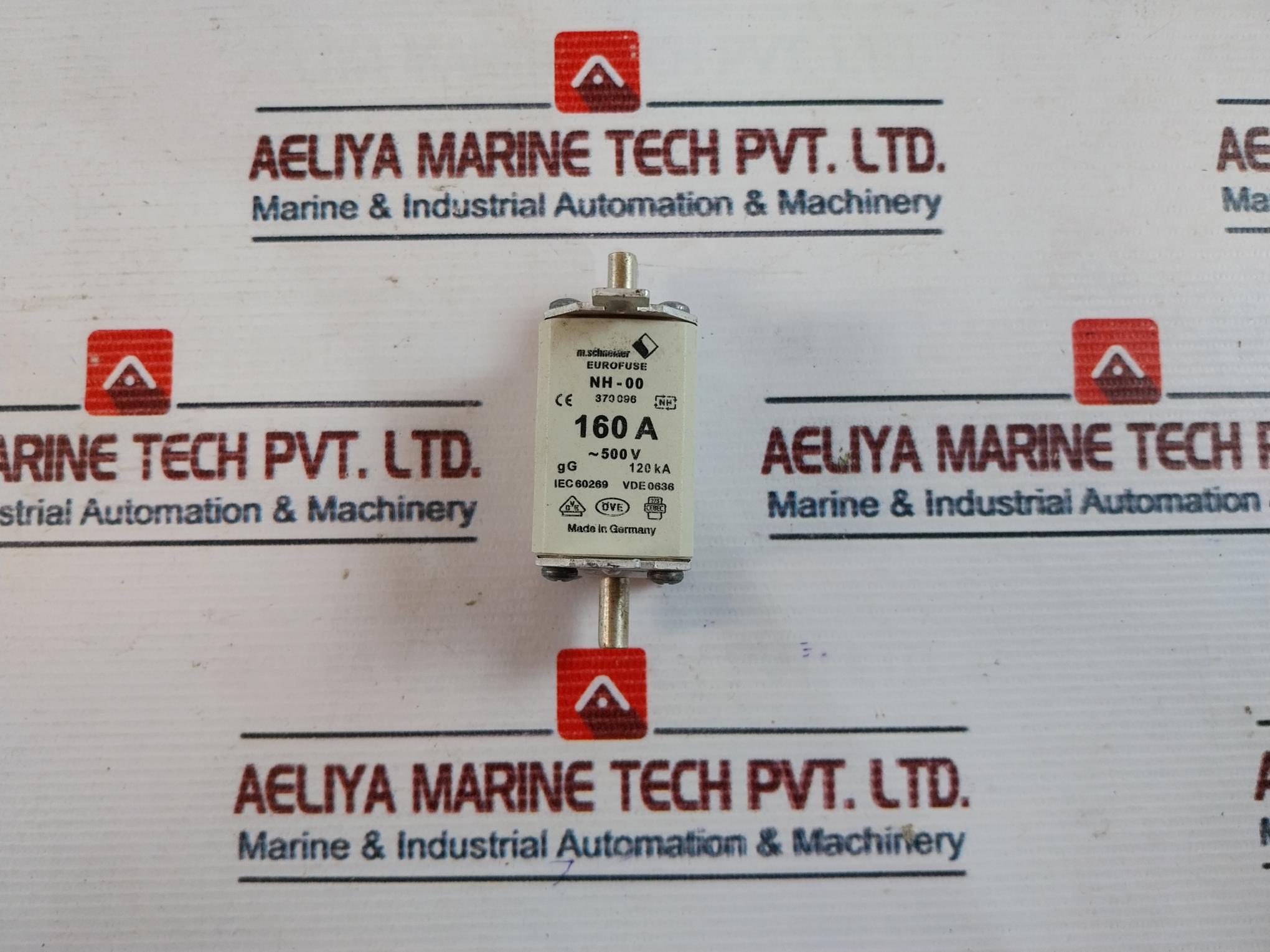 M.Schneider NH-00 Fuse GG 120KA 160A 500V