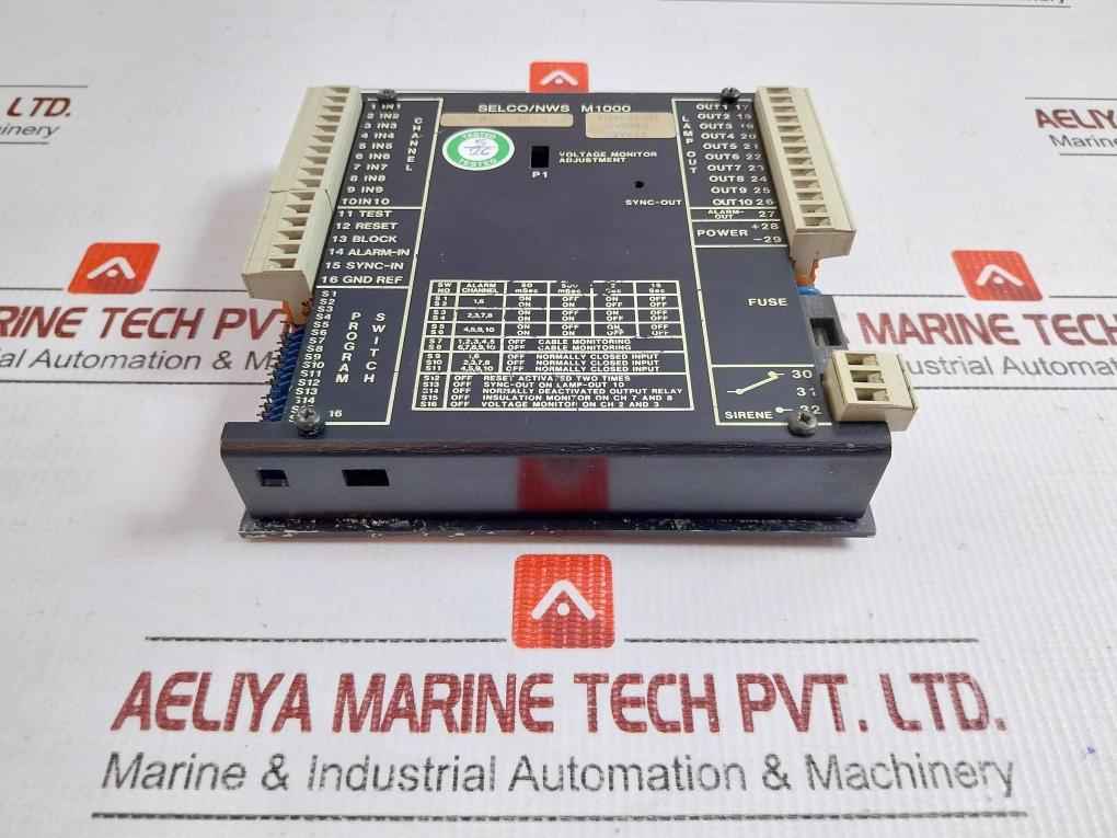 M1000-24-00B Alarm Annunciator 24V Selco