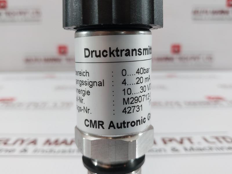 M290712-1 Cmr Autronic 0-40Bar 10-30Vdc Pressure Transmitter