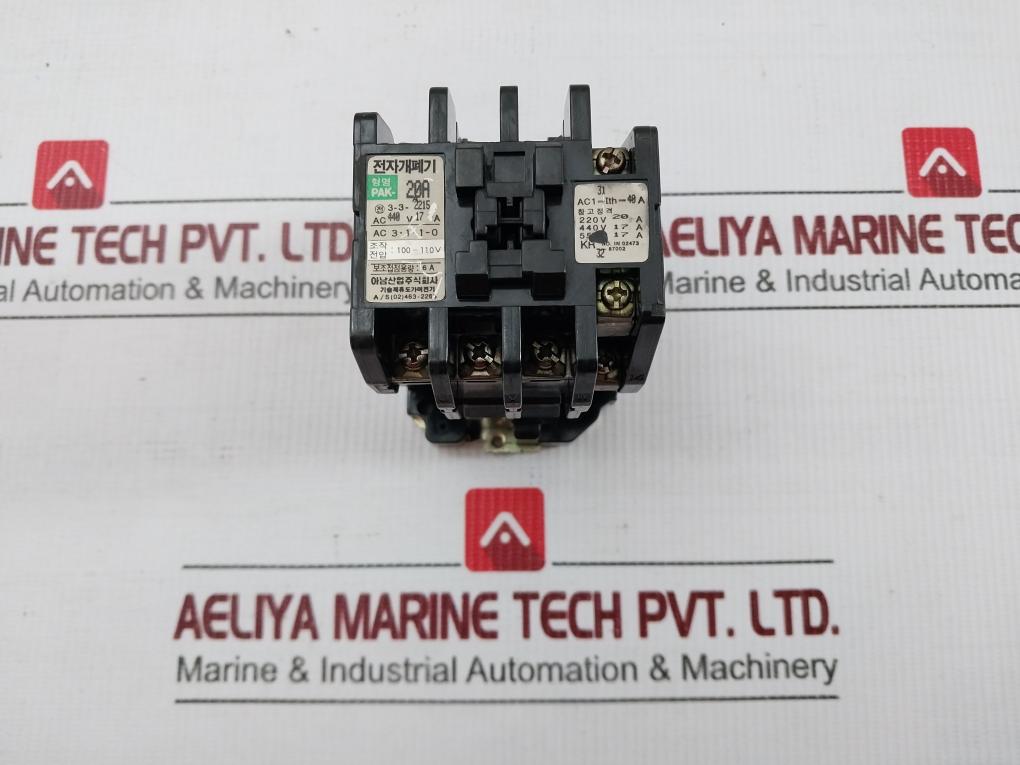 Magnetic Contactor 100-110V/6A Anam Pak 20A