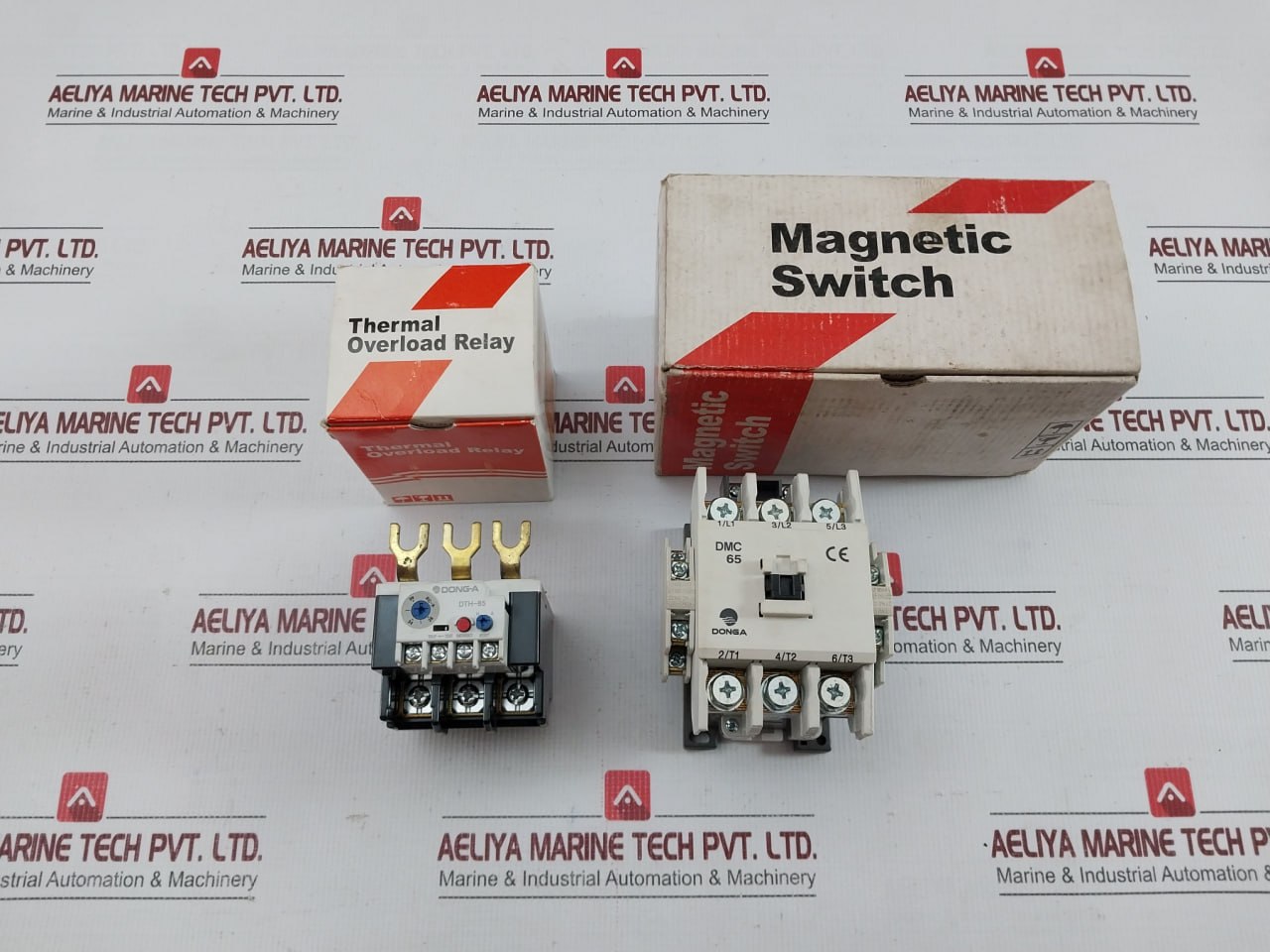 Magnetic Contactor And Thermal Overload Relay Dmc65 Dong-a 65A 100V