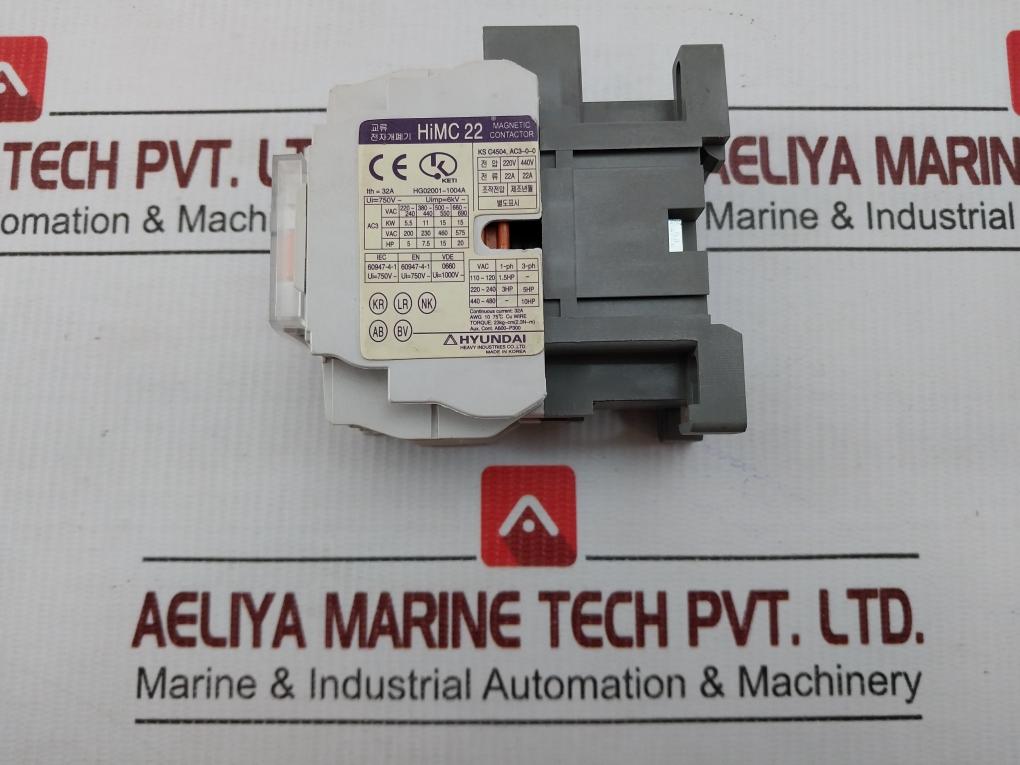 Magnetic Contactor Himc 22 Hyundai 220V 50-60Hz