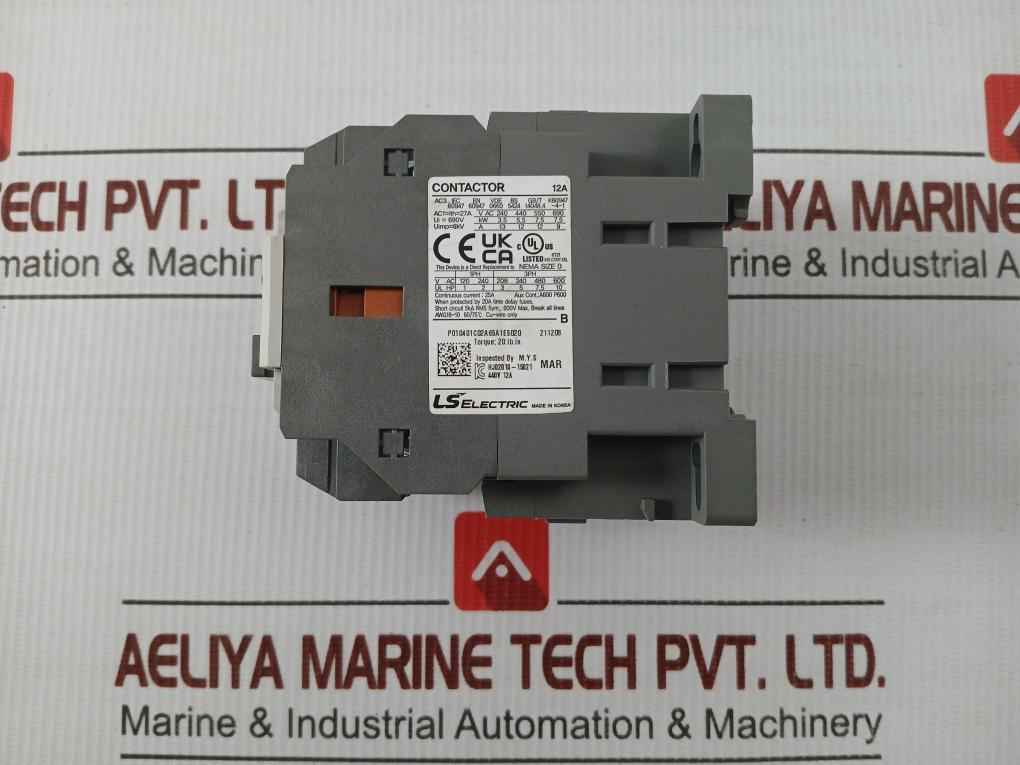 Magnetic Contactor Mc-12B Ls Electric 200V 50Hz