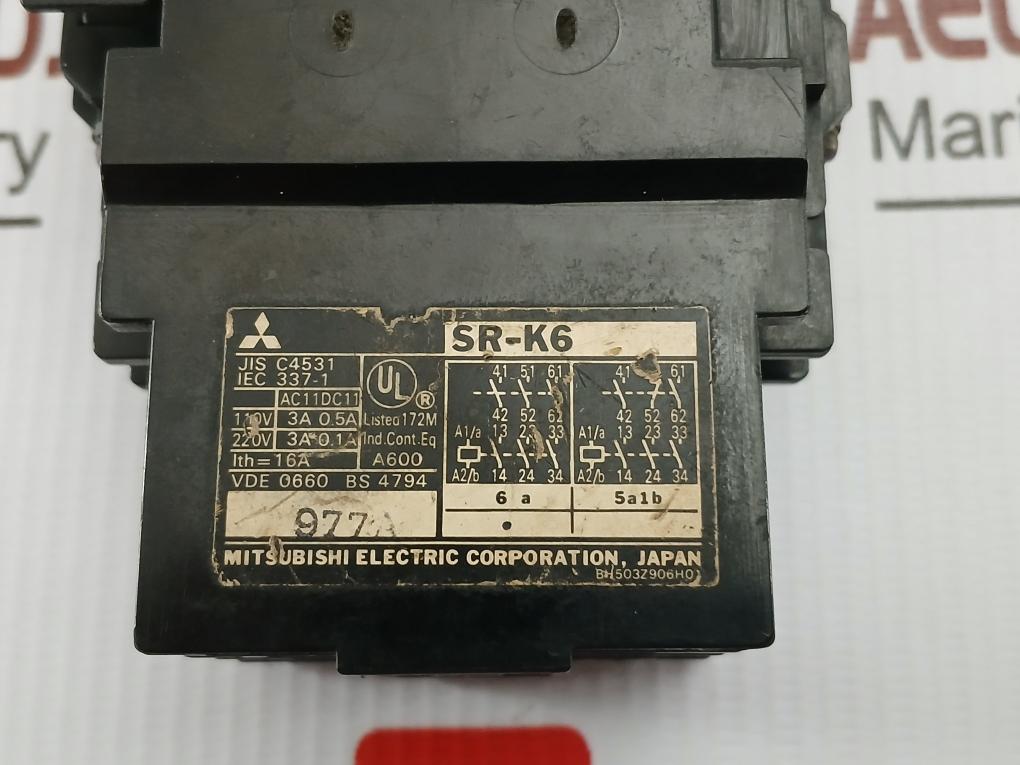Magnetic Contactor Sr-k6 Mitsubishi