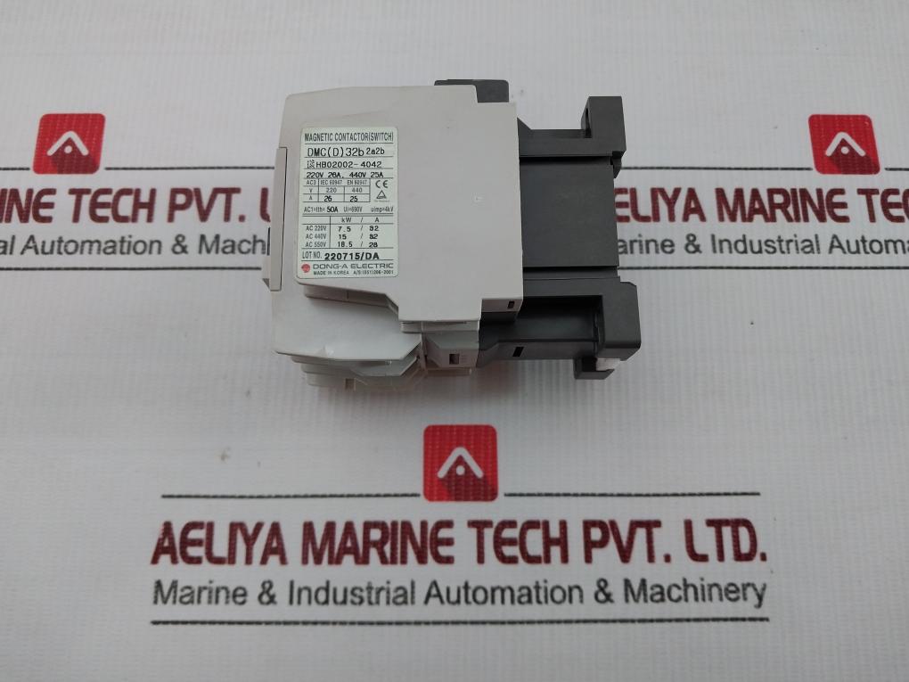 Magnetic Contactor Switch Dmc(D)32B 2A2B Dong-a Electric 690V/50A