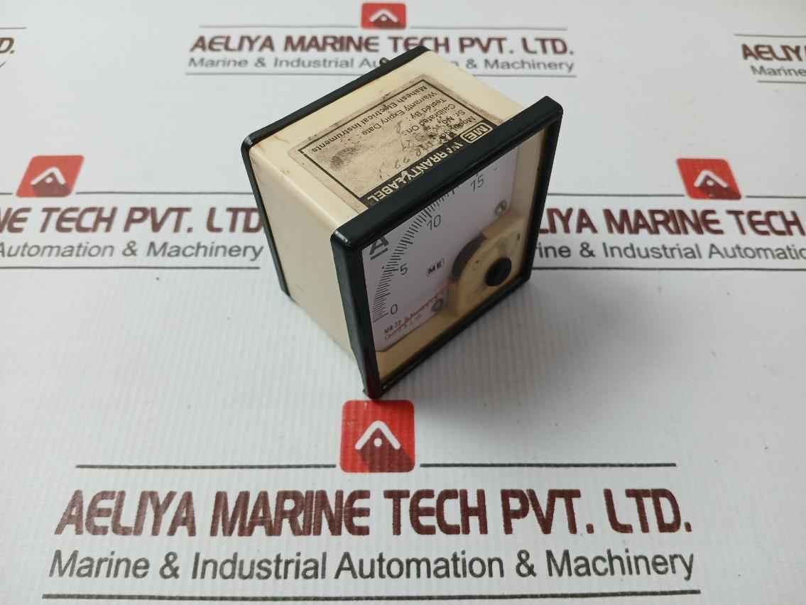 Mahesh Electrical Instruments Mr-72 Analog Ammeter 0-15 A