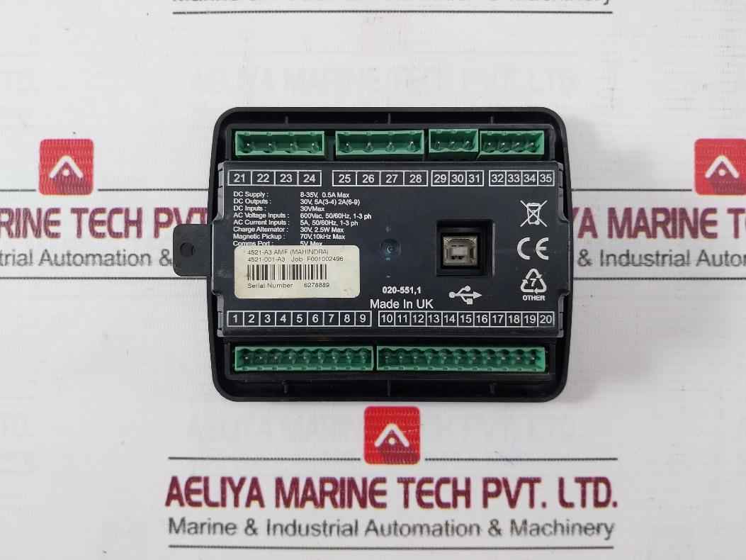 Mahindra 8-35V 0.5A Max Powerol Genset Generator Controller (Not Working)