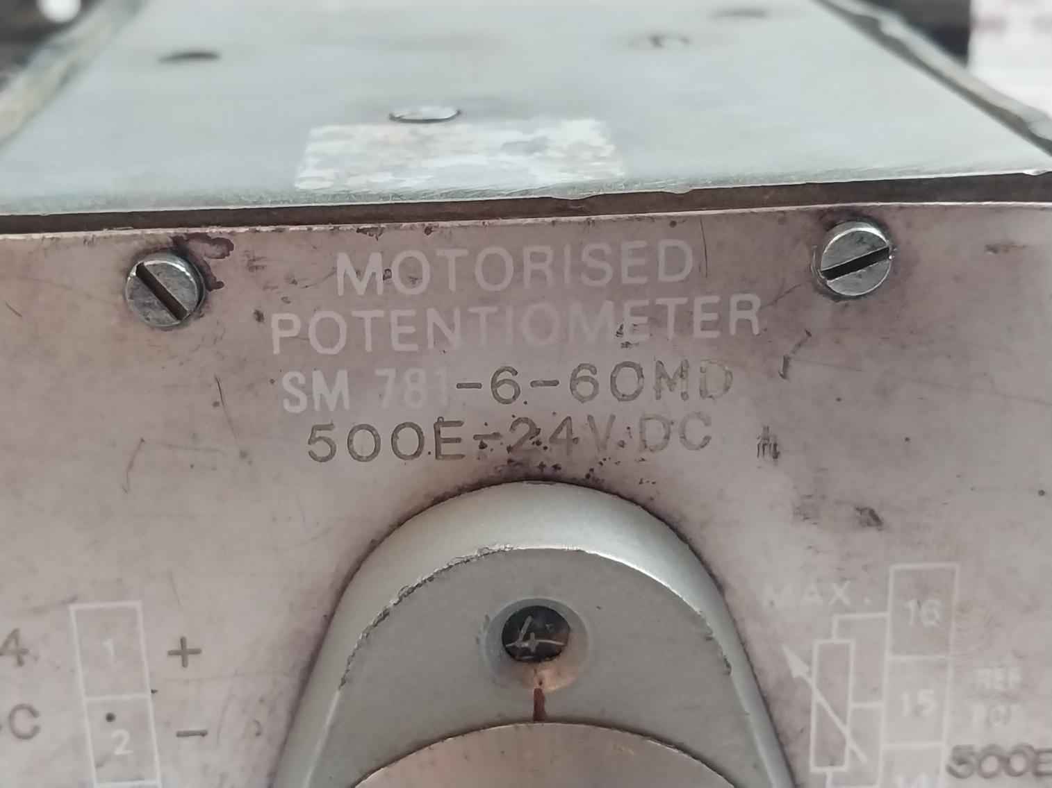 Makarand Sm 781-6-60Md Motorised Potentiometer 24V Dc