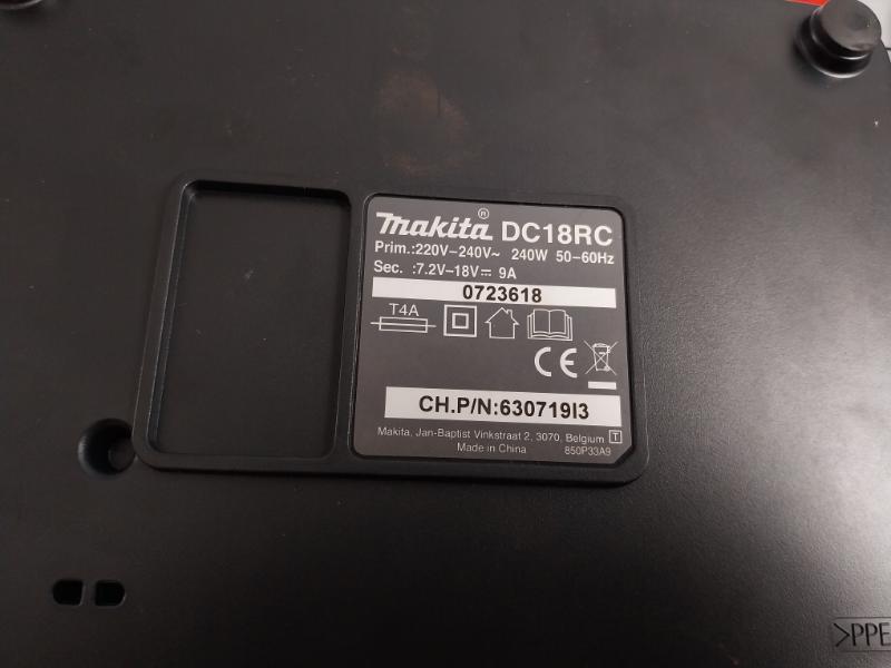 Makita Dc18rc 18v Lxt Lithium?ion Rapid Optimum Battery Charger