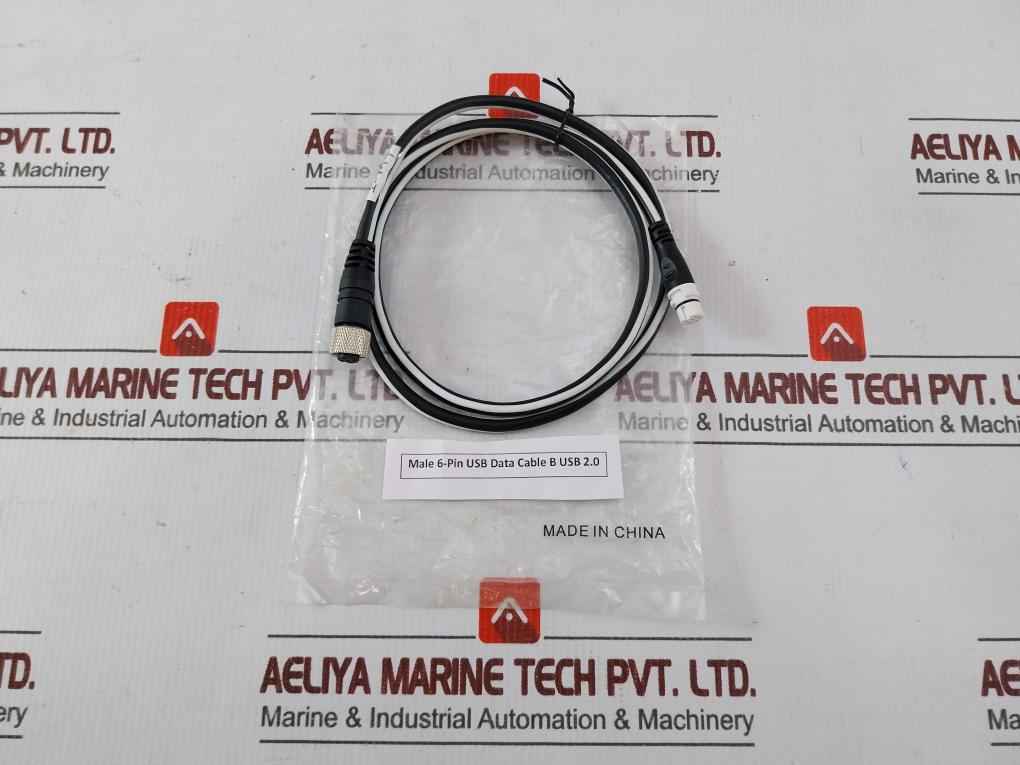 Male 6-pin Usb Data Cable B Usb 2.0 1-meter