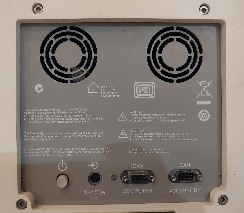 Malvern Apa2000 Diffraction Instrument Particle Size Analyser 12V 50W Pcb390-c