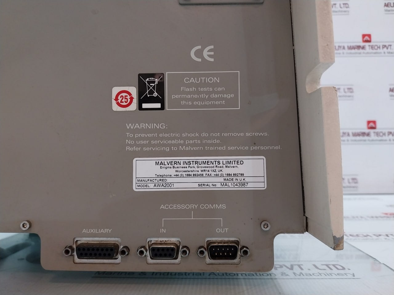 Malvern Awa2001 Wet Sample Dispersion Unit Hydro 2000S 100-120V/200-240V Ac