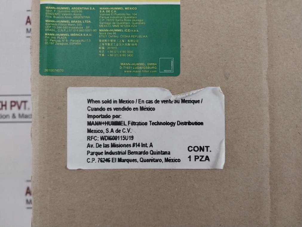 Mann C15300 Air Filter Element