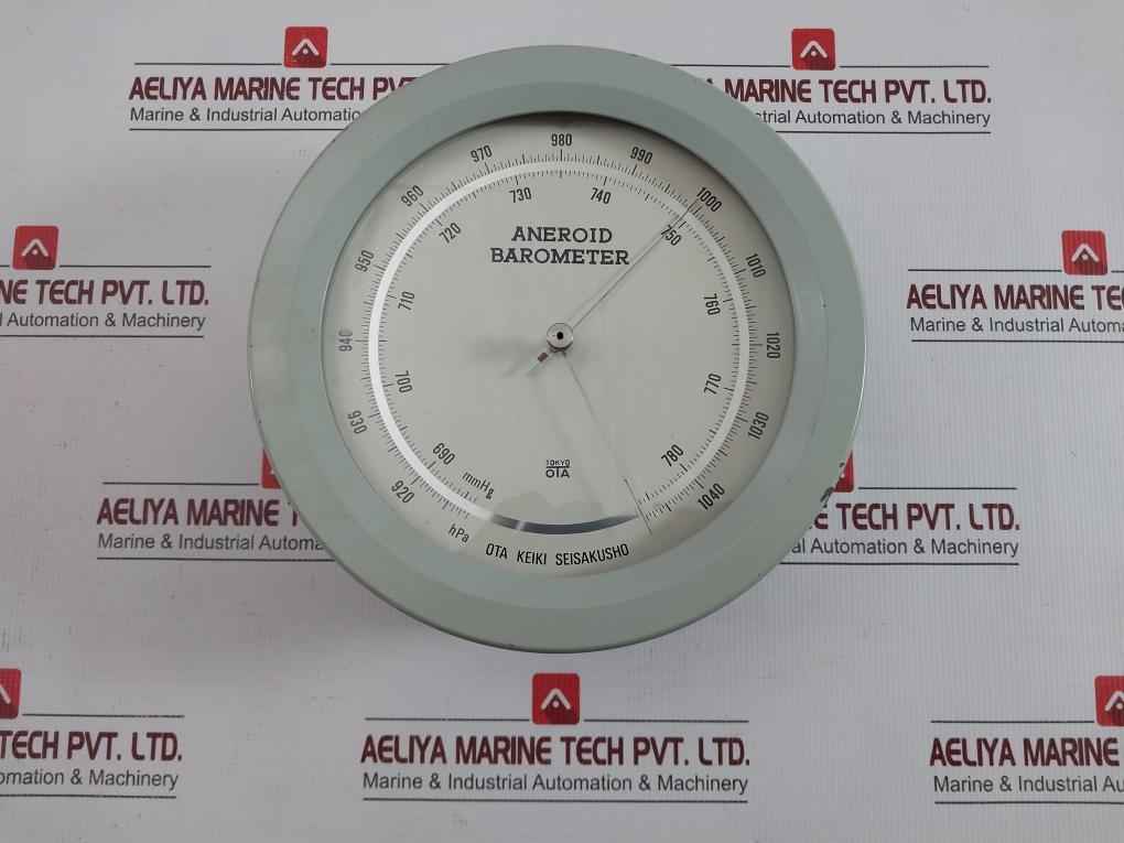 Marine Aneroid Barometer 912–1048 Hpa Ota Keiki Seisakusho 9-a