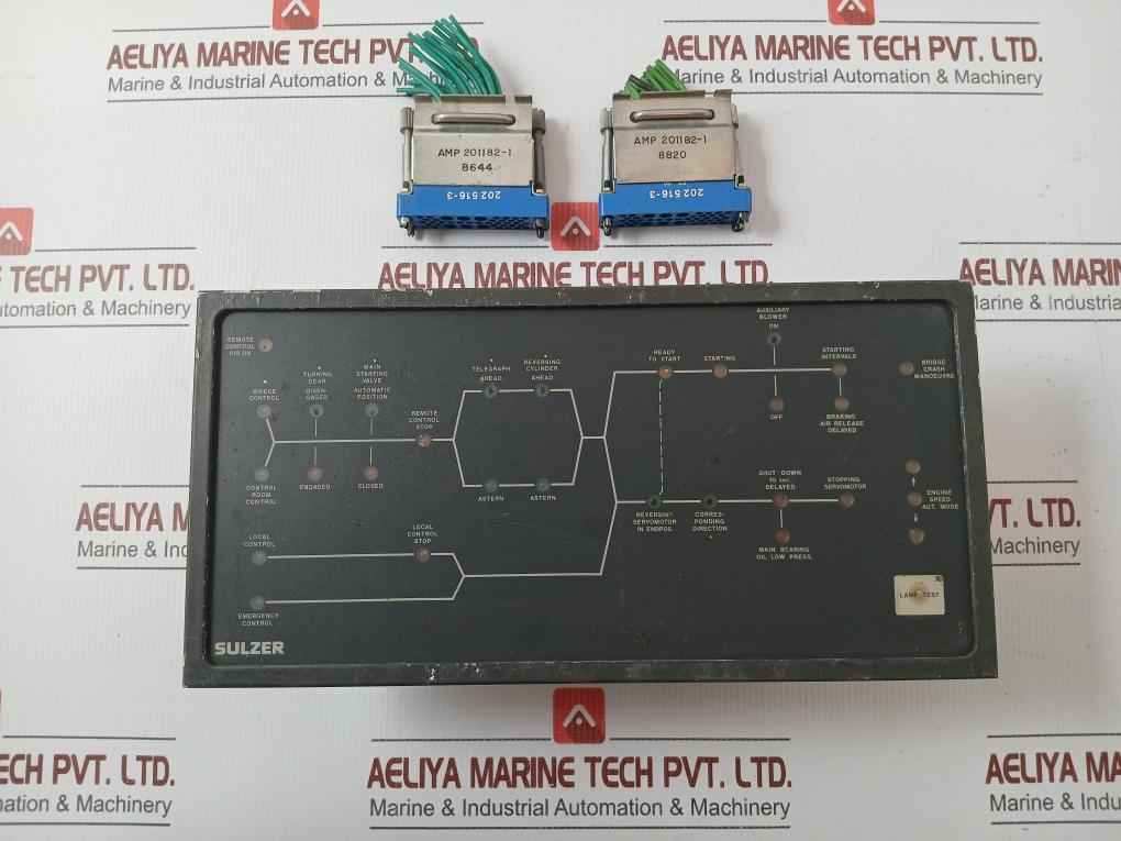 Marine Engine Control Panel Sulzer