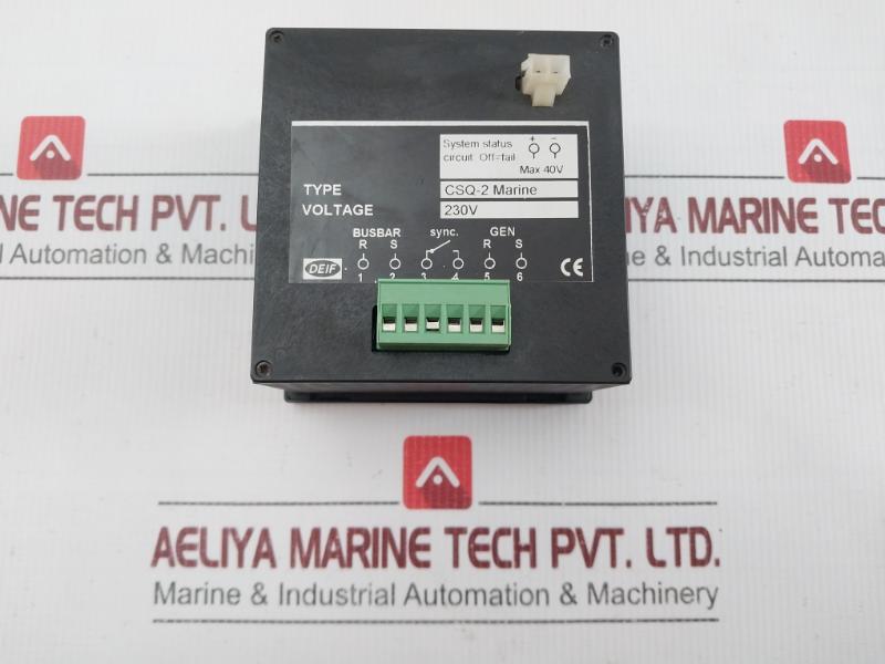 Marine Synchroscope 230V Deif Csq-2
