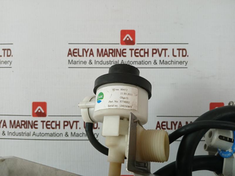 Marine Vacuum Toilet Back Plate Assembly 6540969 Evac 5774002 Rev.D05