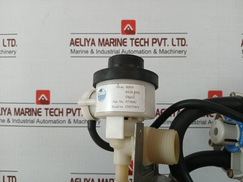 Marine Vacuum Toilet Back Plate Assembly 6540969 Evac Rev.D05 5774002