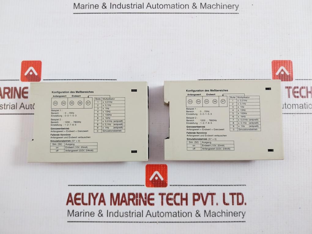 Martens Elektronik Frequency Transducer Module Ft500-70-5-99
