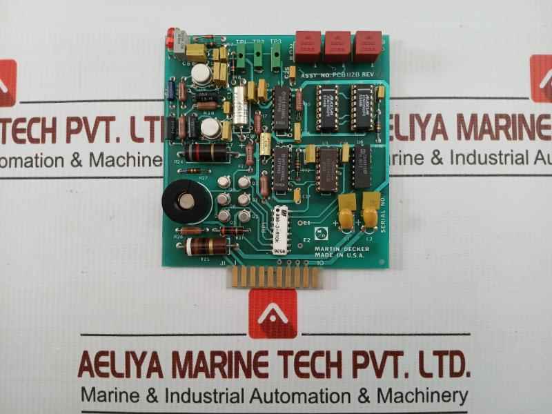 Martin Decker Pc Hall Sensor Amp Board Pcb 112B