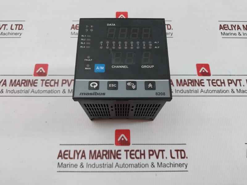 Masibus 8-channel Protection Relay -199.9 To 850.0 Deg C 82089U1N