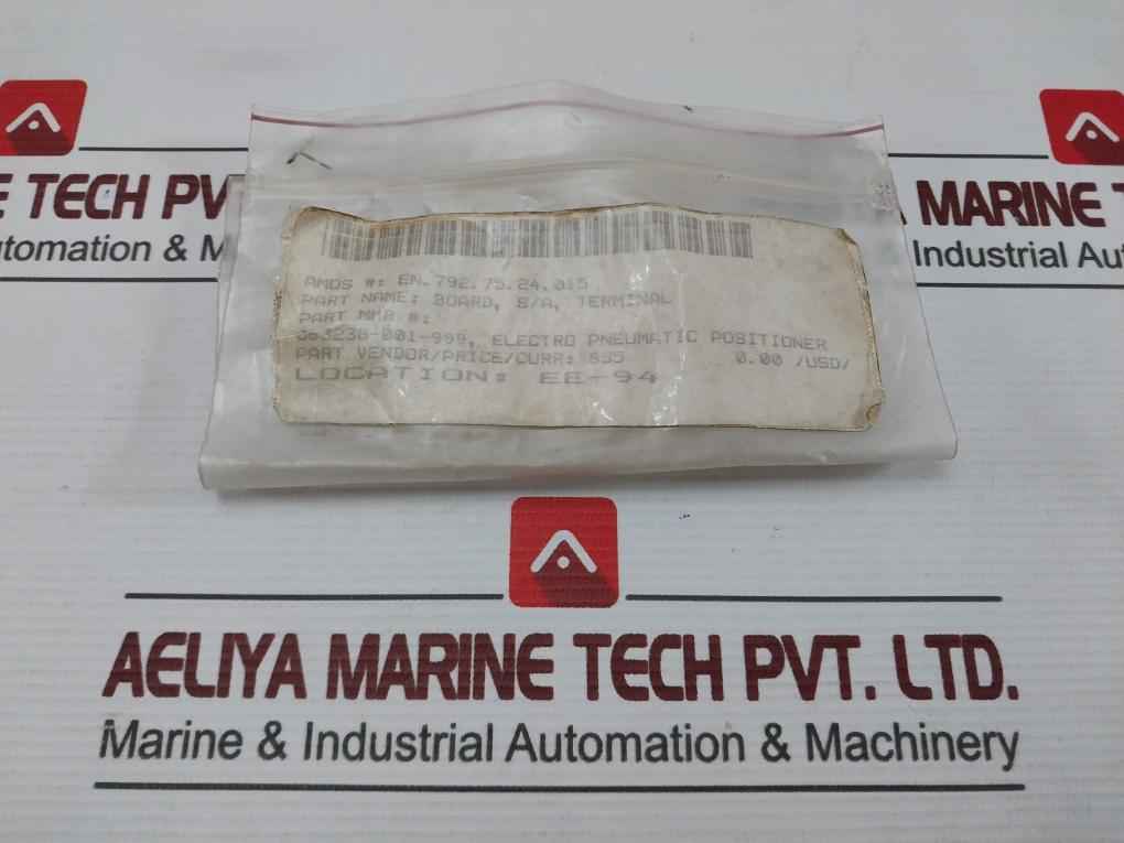 Masoneilan 063238-001-999 Terminal Pcb Board