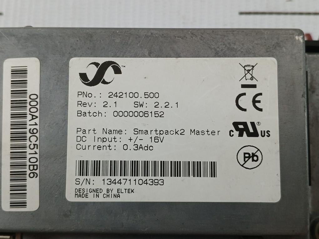 Master Controller Monitor 242100.500 Eltek