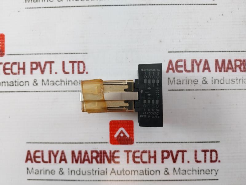 Matsushita Hc2-h-dc12V General Purpose Relay With Base 125/250V Ac 3A 30V