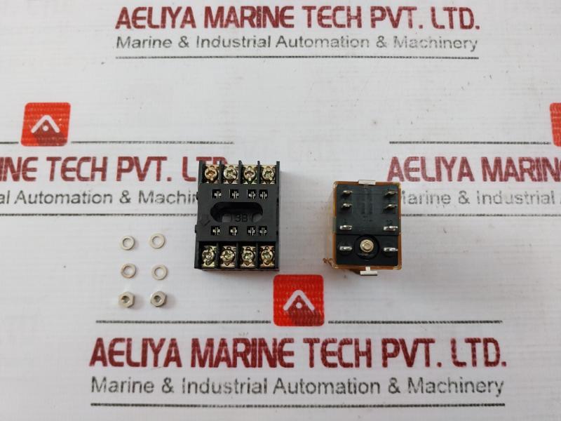 Matsushita Hc2-h-dc12V General Purpose Relay With Base 125/250V Ac 3A 30V