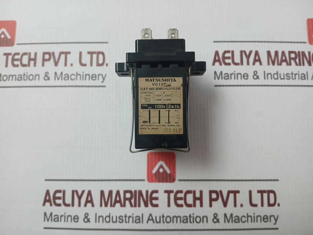 Matsushita Bw5152102K Power Relay Contactor 100V-200V