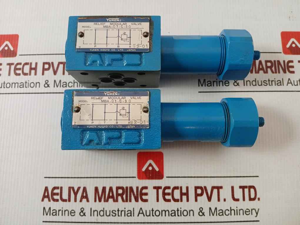 Mba-01-c-30 Relief Modular Valve Yuken Kogyo