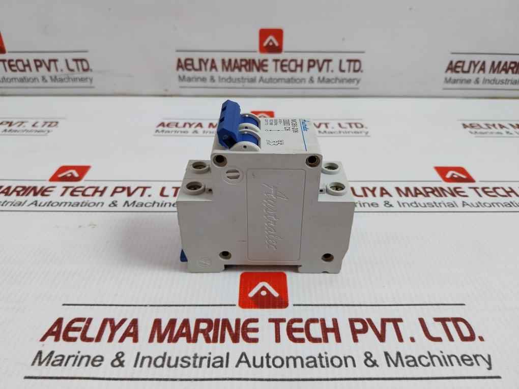 Mcb6-206 2-pole Miniature Circuit Breaker 415 Vac 50/60 Hz Australec