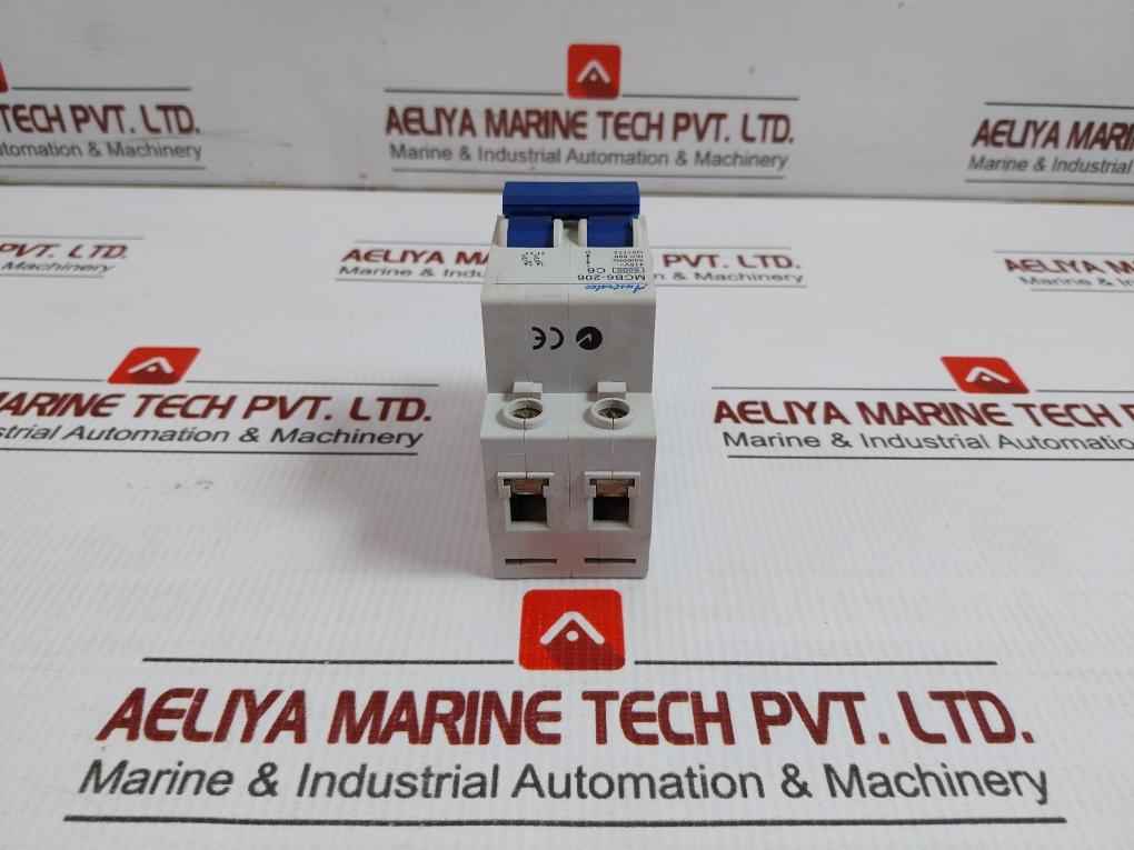 Mcb6-206 2-pole Miniature Circuit Breaker 415 Vac 50/60 Hz Australec