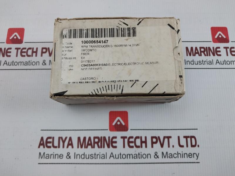 13-14 4-20Ma 750Ohm Rpm Transducer 0-1800Rpm 4-20Ma Mcomtc Frer
