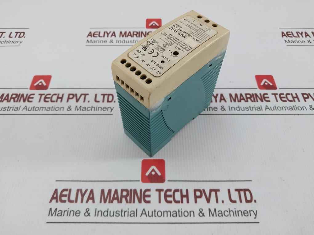 Mdr-40-12 Single Output Industrial Din Rail Mean Well 100-240V Ac 50/60Hz