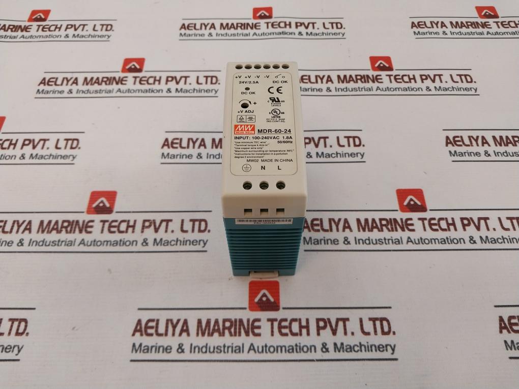 Mean Well Mdr-60-24 Power Supply 50/60Hz