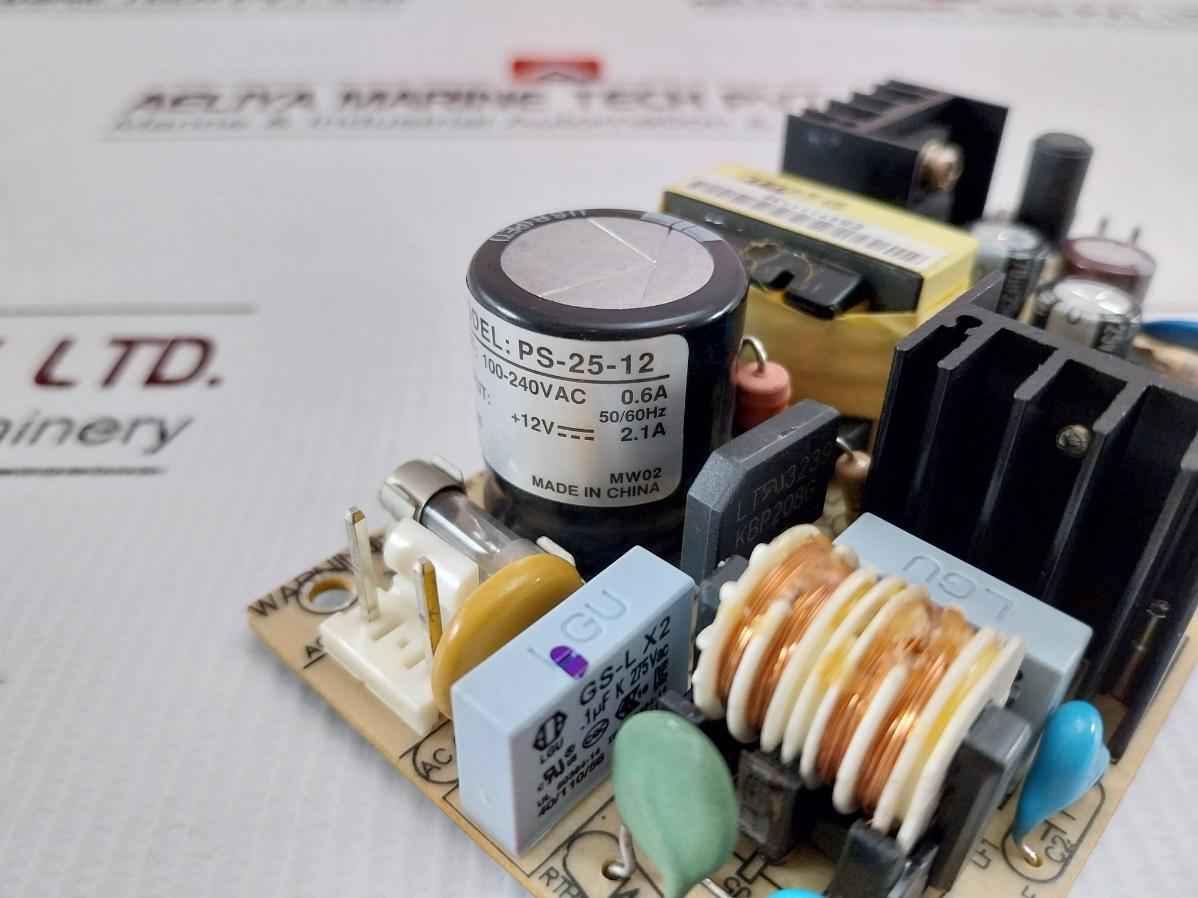 Mean Well Ps-25-r9Vai Switching Power Supply 50/60Hz 100-240Vac 0.6A