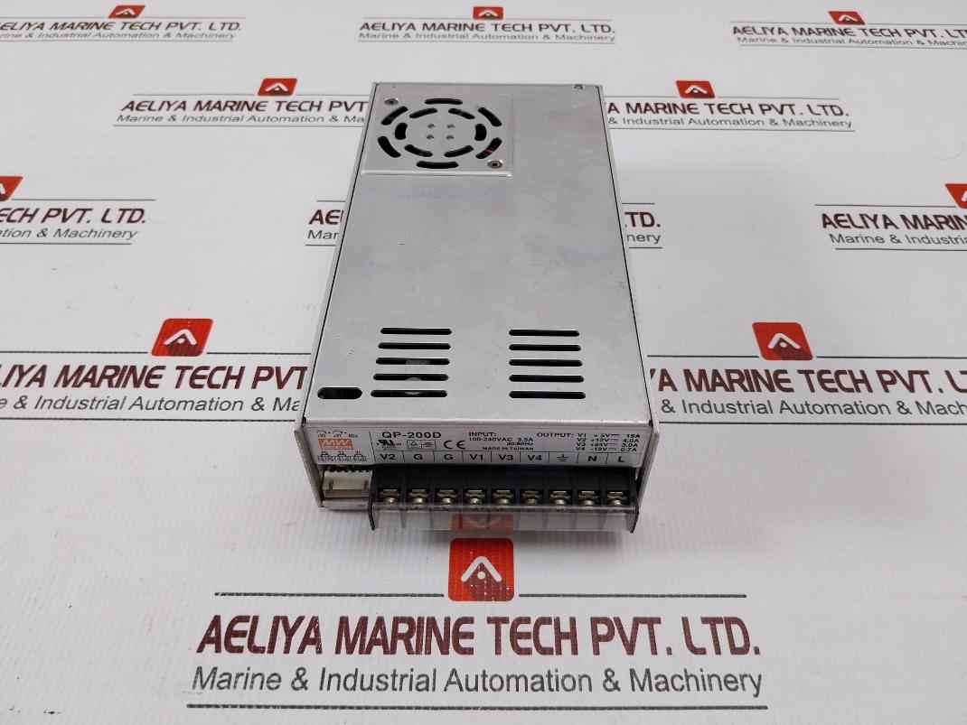 Mean Well Qp-200D Switching Power Supply 100-240Vac 3.5A 50/60Hz