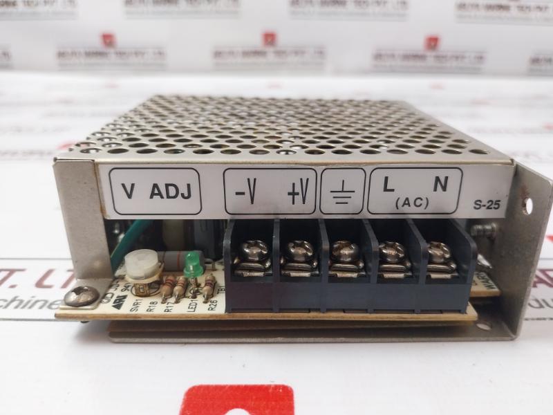 Mean Well S-25-15 Power Supply Unit 100-240Vac 0.6A 50/60Hz 