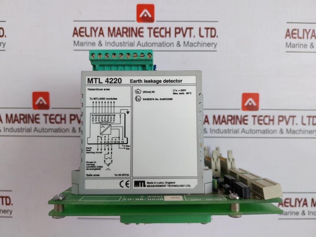 Measurement Technology 20-35Vdc Earth Leakage Detector Assy Mtl 4220