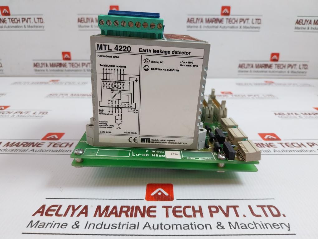 Measurement Technology 20-35Vdc Earth Leakage Detector Assy Mtl 4220