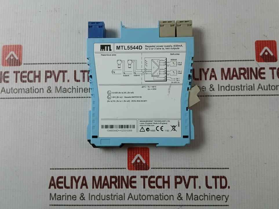 Measurement Technology Mtl5544d Repeater Power Supply 20-35v Dc