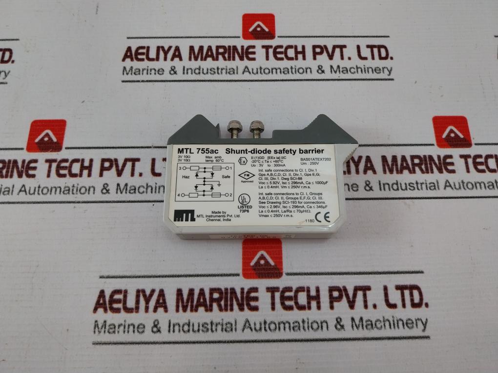 Measurement Technology Mtl 755Ac Shunt-diode Safety Barrier 250V