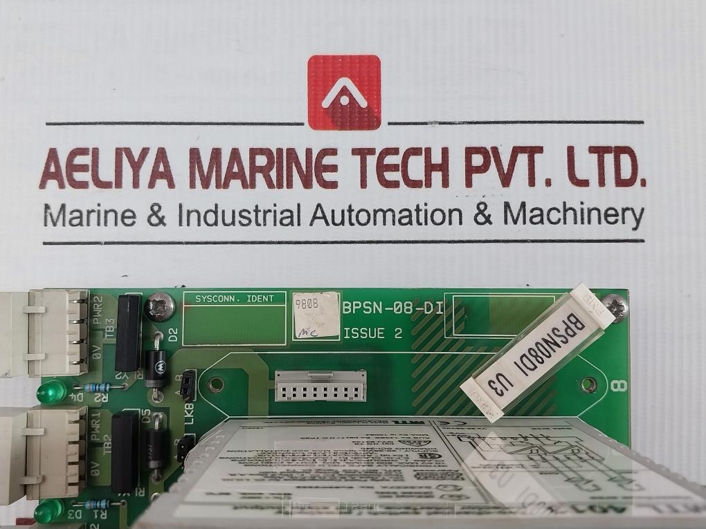 Measurement Technology Switch/Proximity Detector Interface Bpsn-08-di Module Rack Assembly Mtl 4013