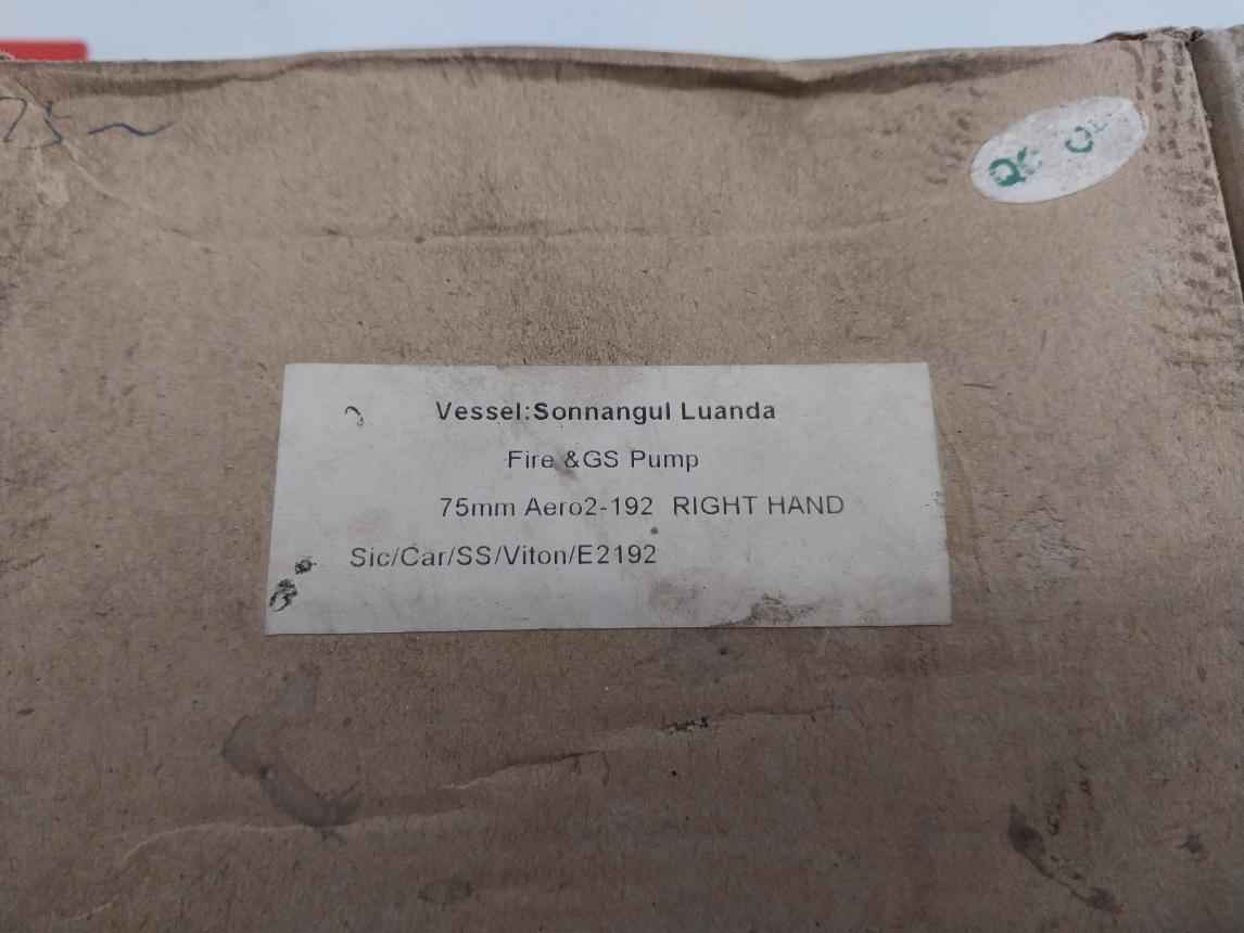 Mechanical Seal Set 75Mm Aero 2-192 Fire & Gs Pump