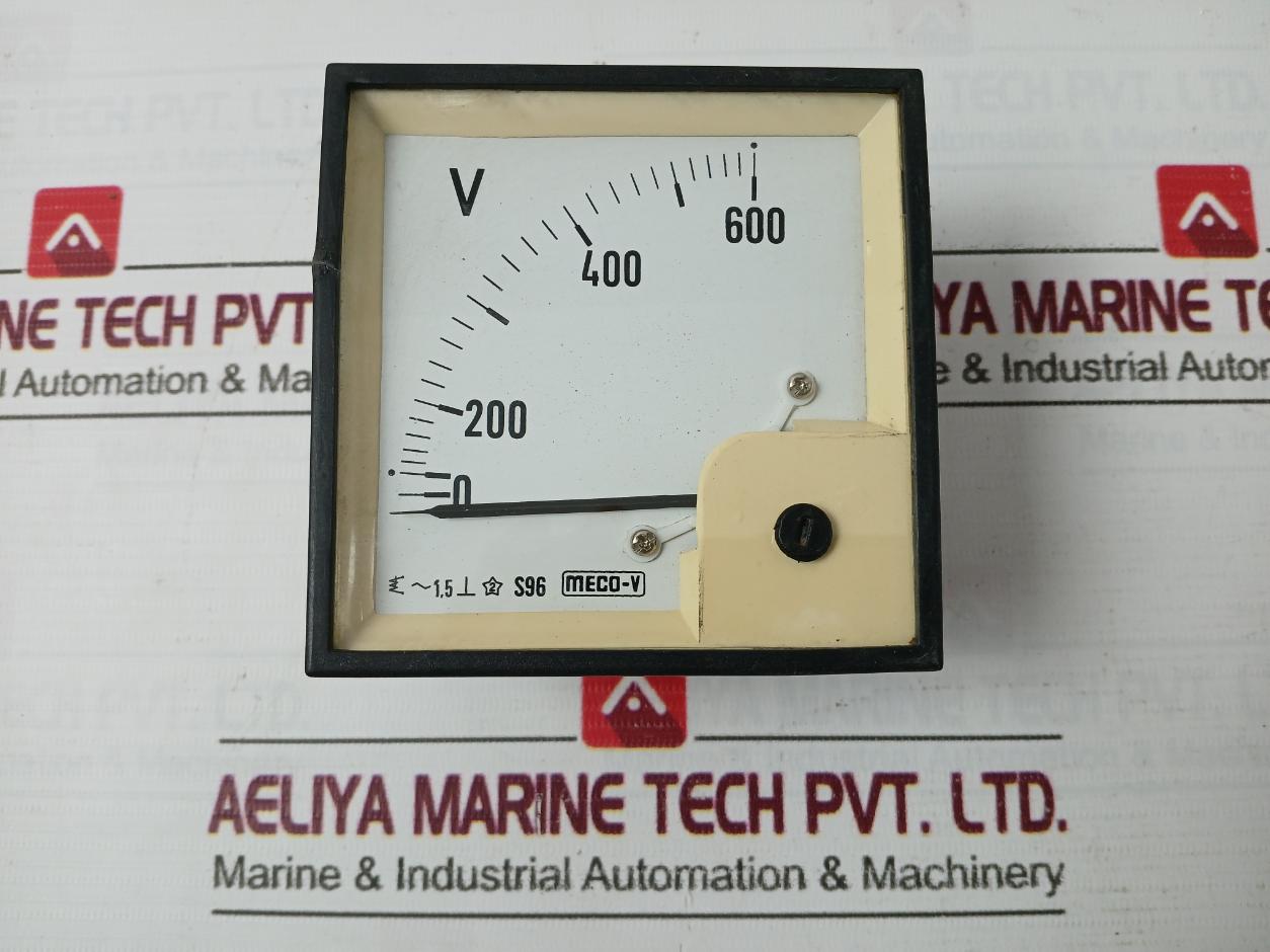 Meco-v S96 Analog Voltmeter 0 To 600 V