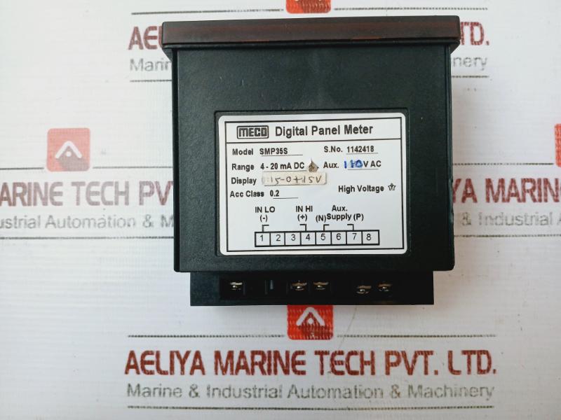 Meco Smp35S Digital Panel Meter 4-20 Ma Dc 110V Ac