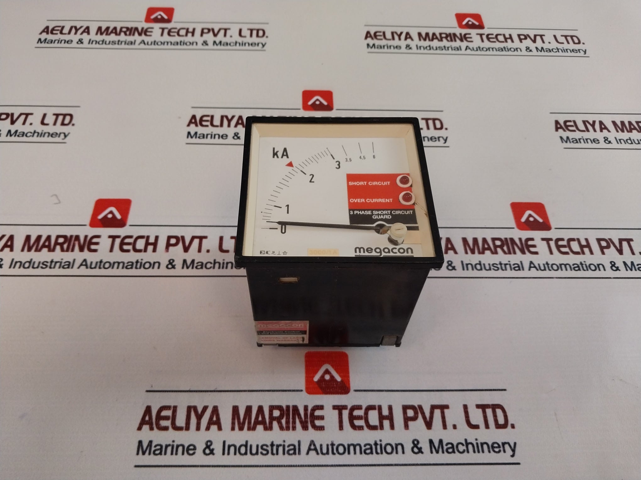 Megacon Kec115A 3 Phase Short Circuit Guard Meter 200/240V 50/60Hz