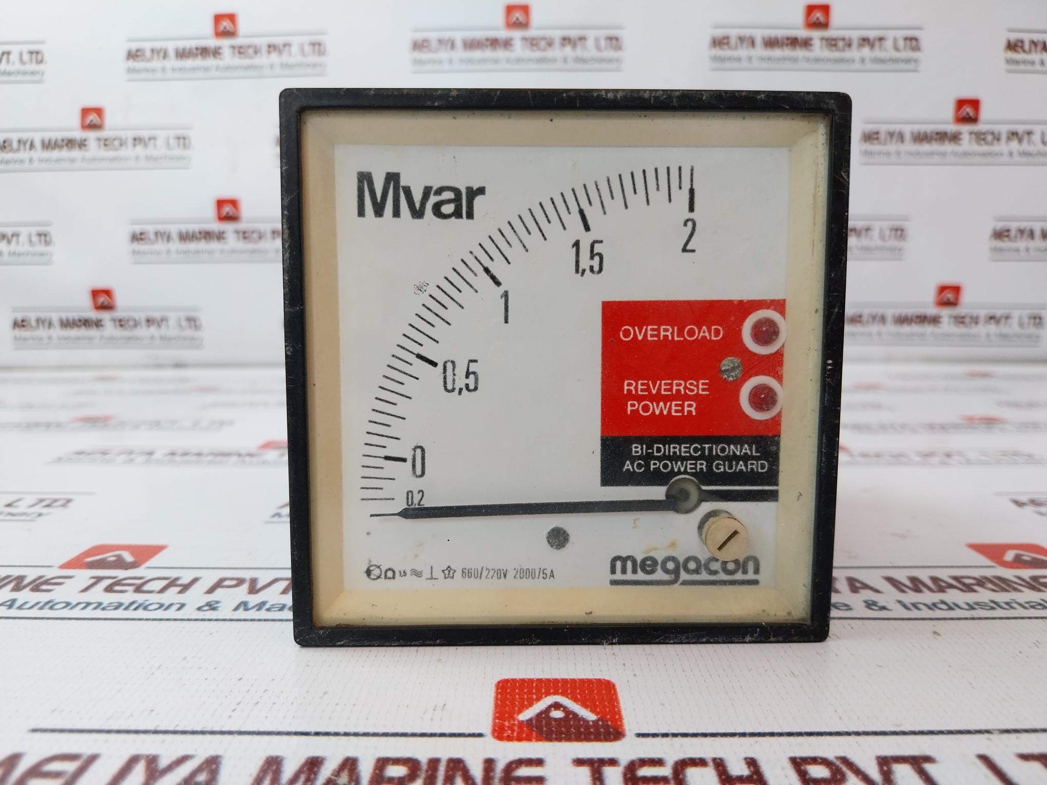 Megacon KPVA171B Bi-Directional AC Power Guard 0,2-0-2 Mvar