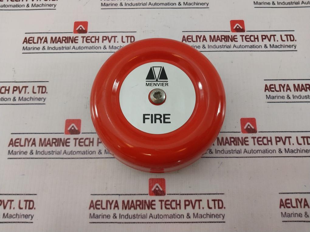 Menvier Fire Alarm Red Bell, 24v Dc